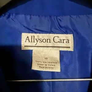 Allyson Cara Blue Jacket size 18